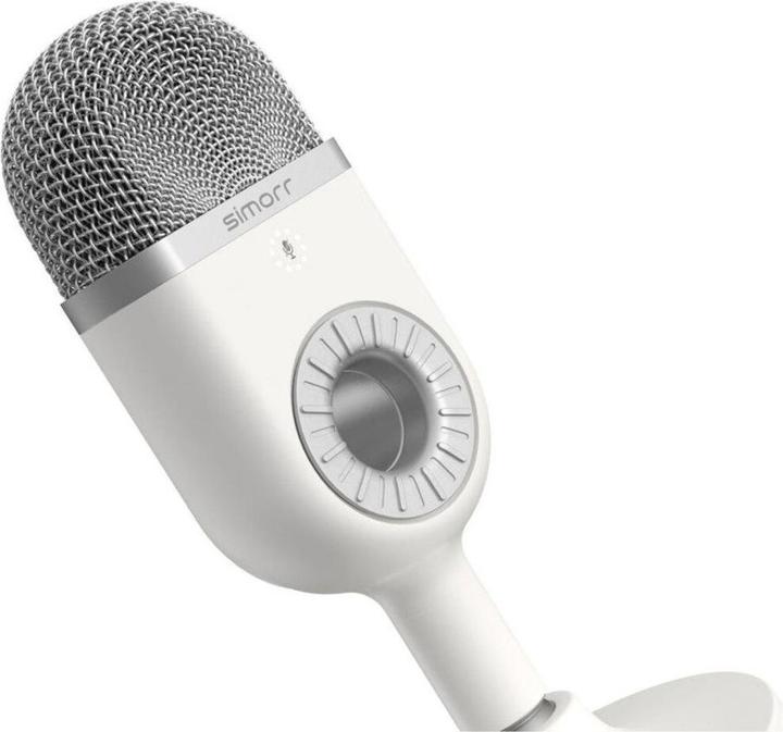 Image du produit SmallRig 3492 Simorr Wave U1 Microphone à condensateur USB (Blanc)
