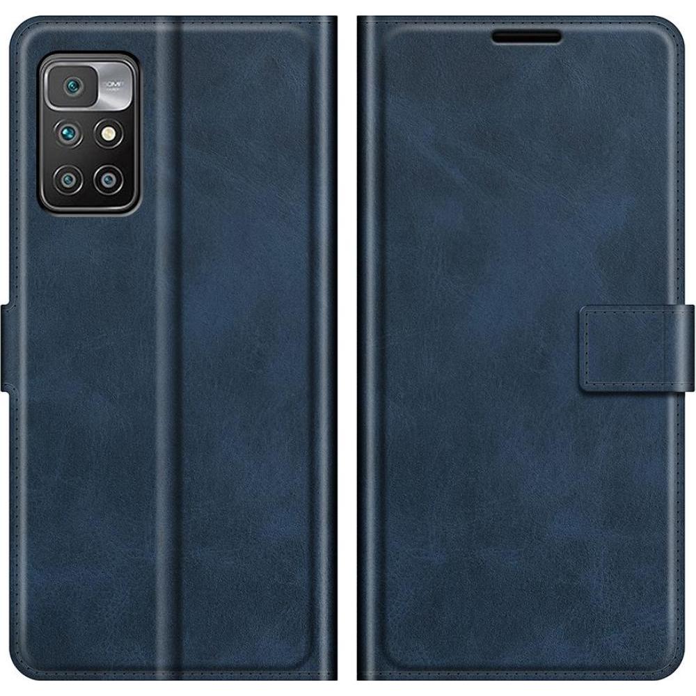 Screenguard CardLounge Xiaomi Redmi 10 Leder Hülle (Xiaomi Redmi 10), Smartphone Hülle, Blau