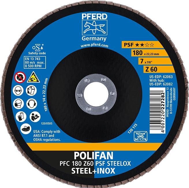 Image du produit Pferd Disque de ponçage pour détecteur DE feu DE CHEVAL (60)