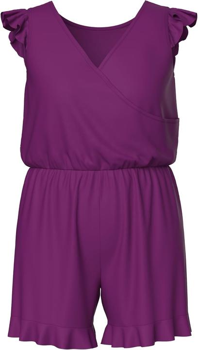 Actual product image Ulla Popken Ruffled Swim Romper (44)