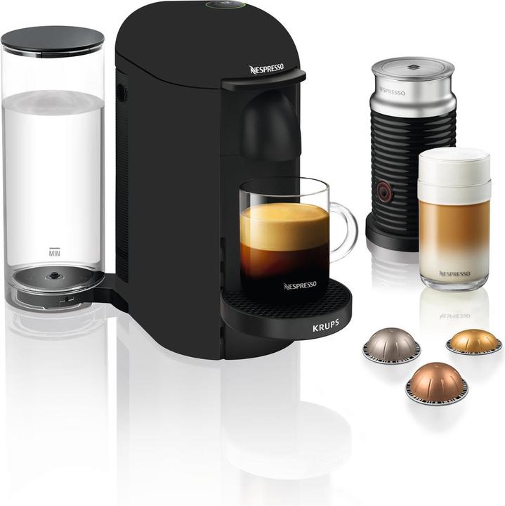 Krups Nespresso Vertuo Plus Deluxe XN903N Mat Zwart