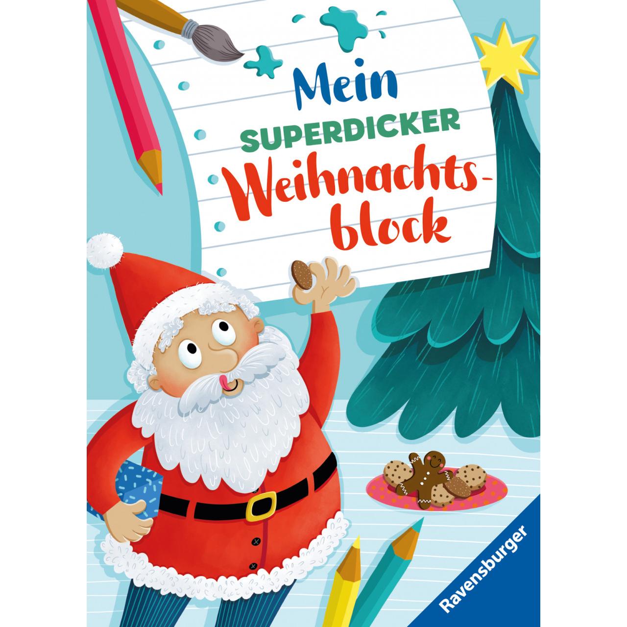 Mein superdicker Weihnachtsblock, Kinderbücher von Marlit Peikert, Kristine Ortmeier