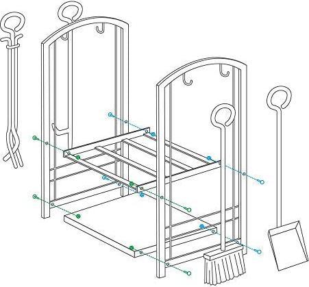 Image du produit Amagabeli Couverts de cheminée