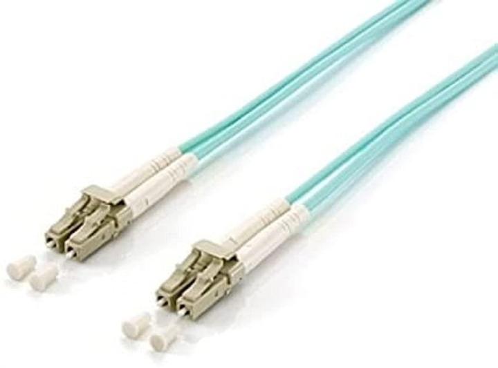 Produktbild equip LWL Patchkabel LC->LC Multimode Duplex OM3 turq (20 m)