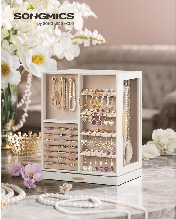 Produktbild Songmics Schmuckschatulle 16 x 22,2 x 28.5 cm