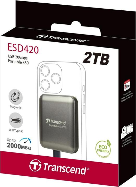 Actual product image Transcend ESD420 (2 TB)