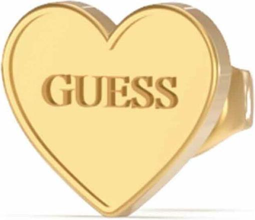 Produktbild Guess Decent Gold Plated Heart Earrings JUBE02171JWYGT/U (Edelstahl)