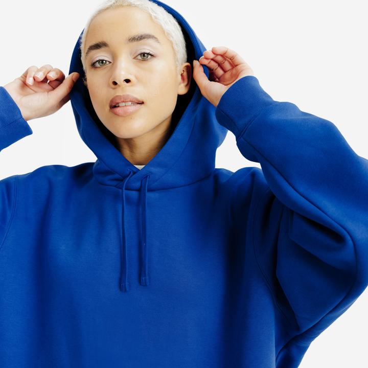 Image du produit Decathlon Sweat à capuche mixte, bleu (XS)
