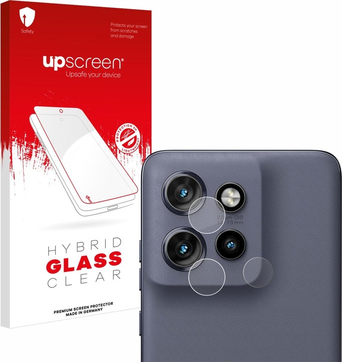 Produktbild upscreen Schutzglas Schutzfolie Displayschutz Display Schutz Glas Folie klar (1 Stück, Motorola Edge 50 Neo)
