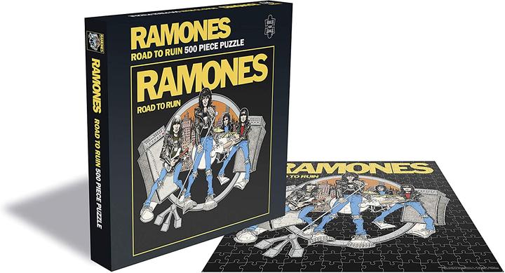 Actual product image Rock Saws Ramones-Road To Ruin 500 Piece Puzzle (500 pieces)