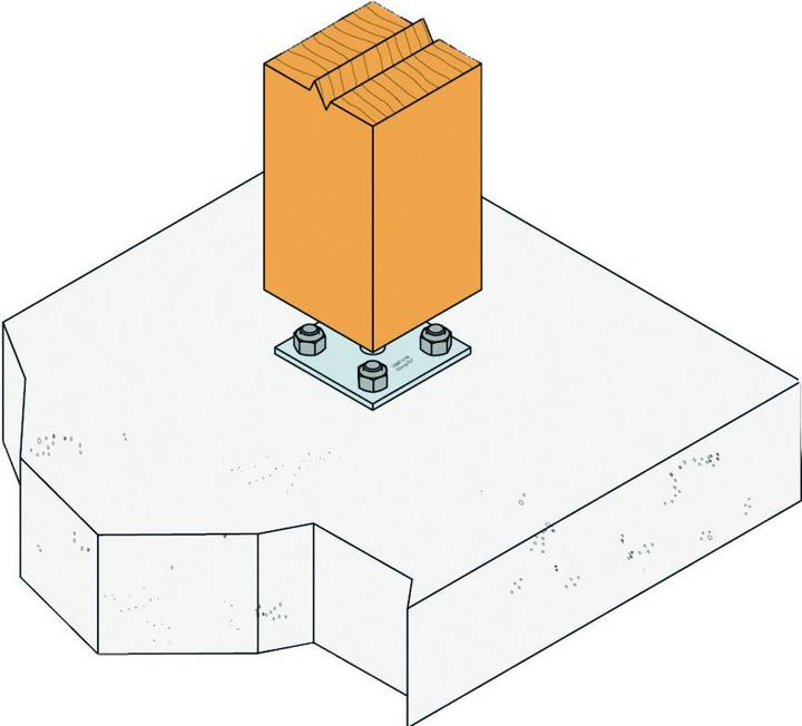 Produktbild Simpson Sst Stützenfuss (Stützenfuss, 1 Stk.)