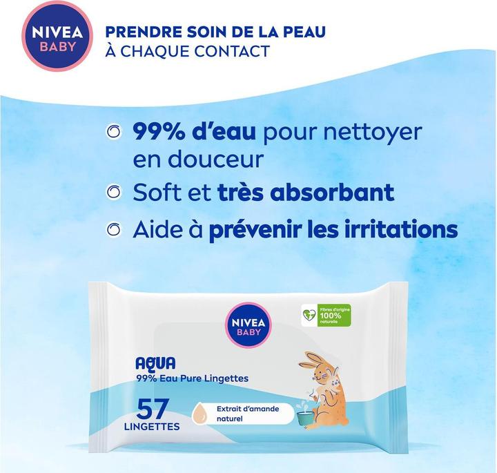 Produktbild NIVEA Multipack Aqua Feuchttücher (20 Stück)