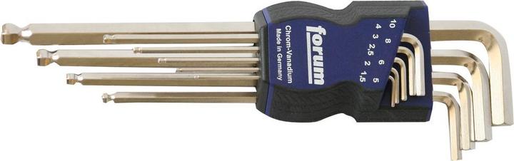 Actual product image Forum Professional Solutions L-key set 2-10mm, long, with ball head
