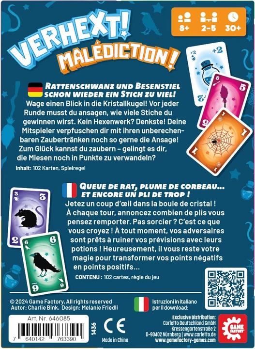 Actual product image Game Factory Bewitched (mult) (German, French)
