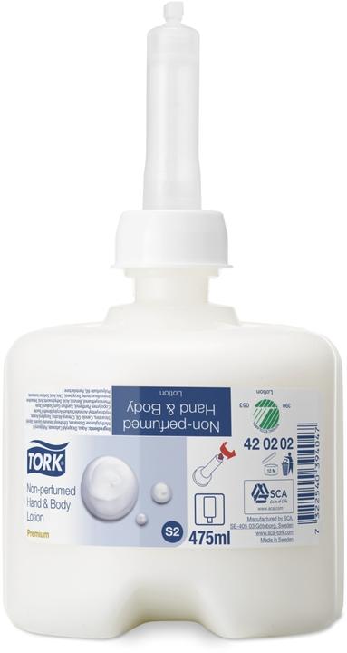 Tork Hand & Body Lotion unparfümiert 475ml (Flüssigseife, 475 ml)