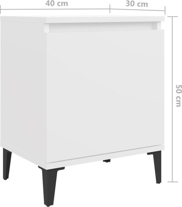 Immagine prodotto vidaXL Nachttisch (40 x 30 x 50 cm)