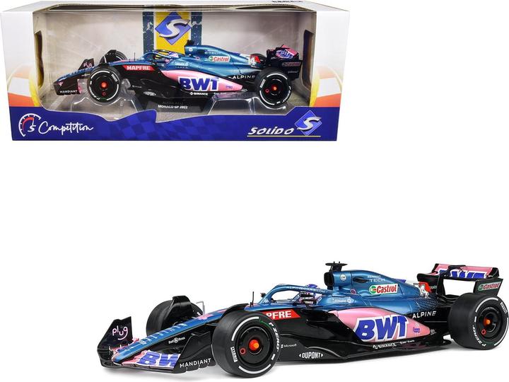 Immagine prodotto Solido 1:18 Alpine A522 ALONSO blu