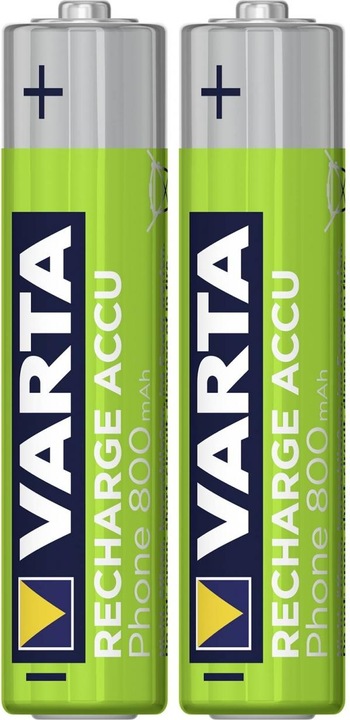 Image du produit Varta Recharger le téléphone d'Accu (2 pcs, AAA, 800 mAh)
