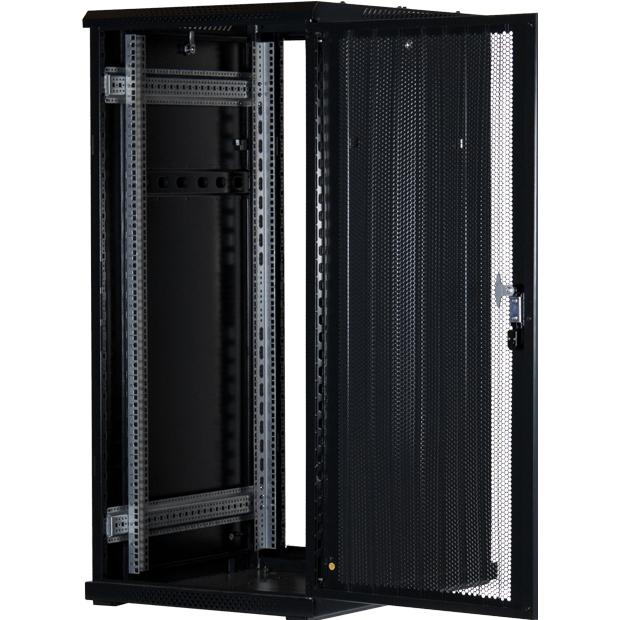 Thumbnail - Rockstable 19" 27 HE 600x800x1400mm (19 Zoll Rack), Serverschrank, Schwarz