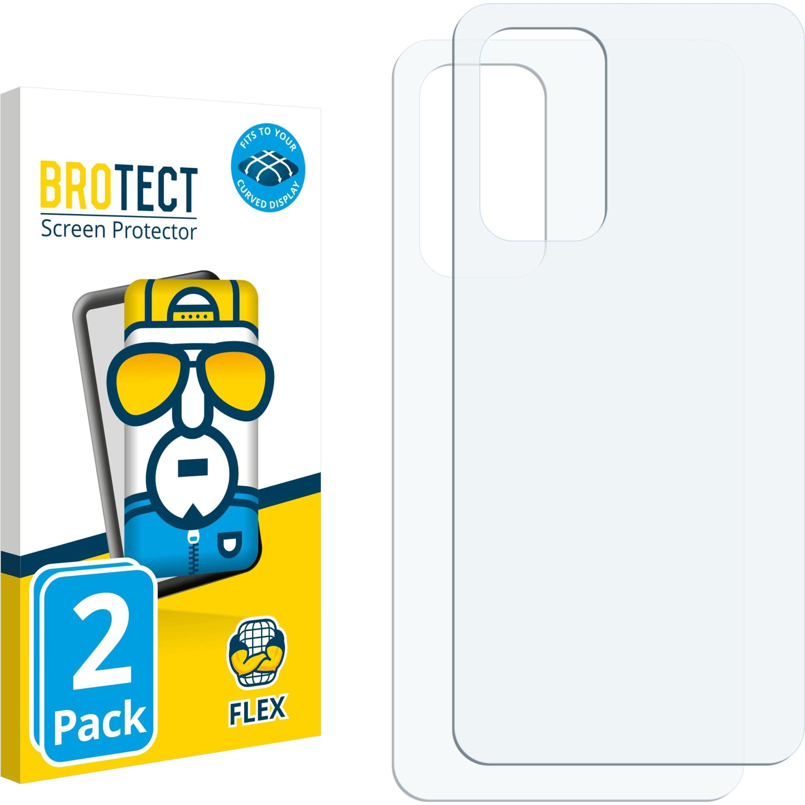 BROTECT Full-Cover Displayschutz (2 Stück, OnePlus 9), Smartphone Schutzfolie, Transparent