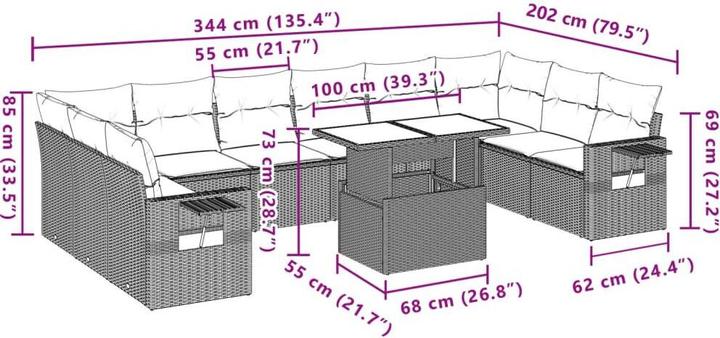 Produktbild vidaXL Tripp