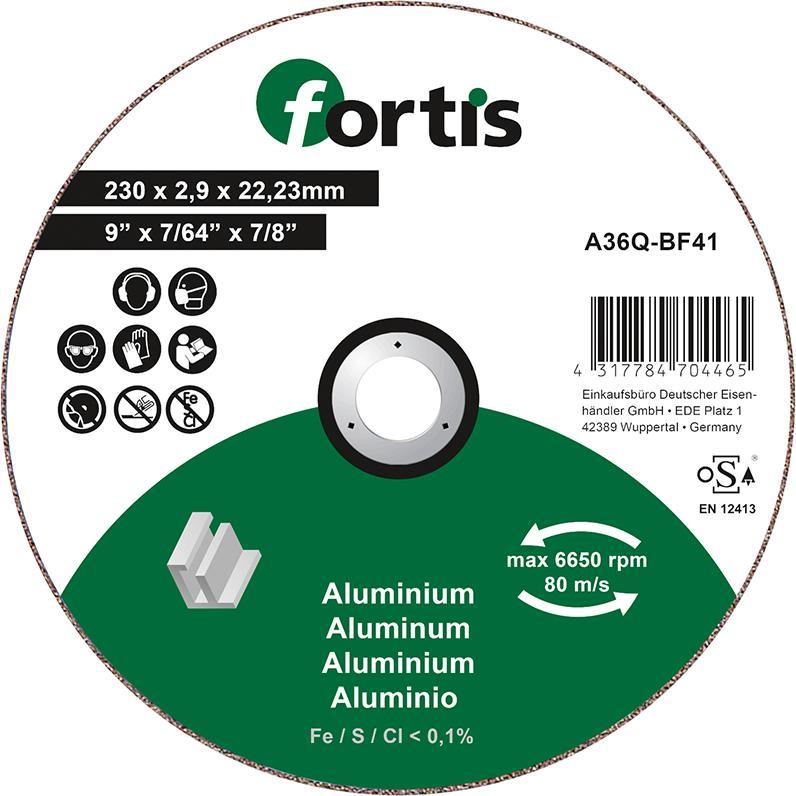 Magni, Sägeblatt, FORTIS Trennscheibe ALU-NE 230 x 2,9mm gerade