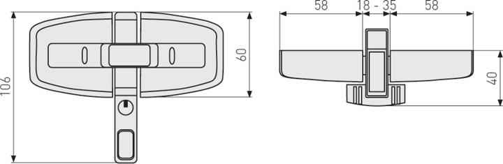 Produktbild Abus DFS95 B AL0125