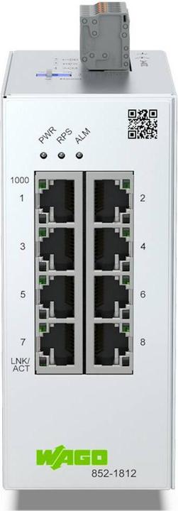 Actual product image Wago Lean Managed Switch (8 ports)
