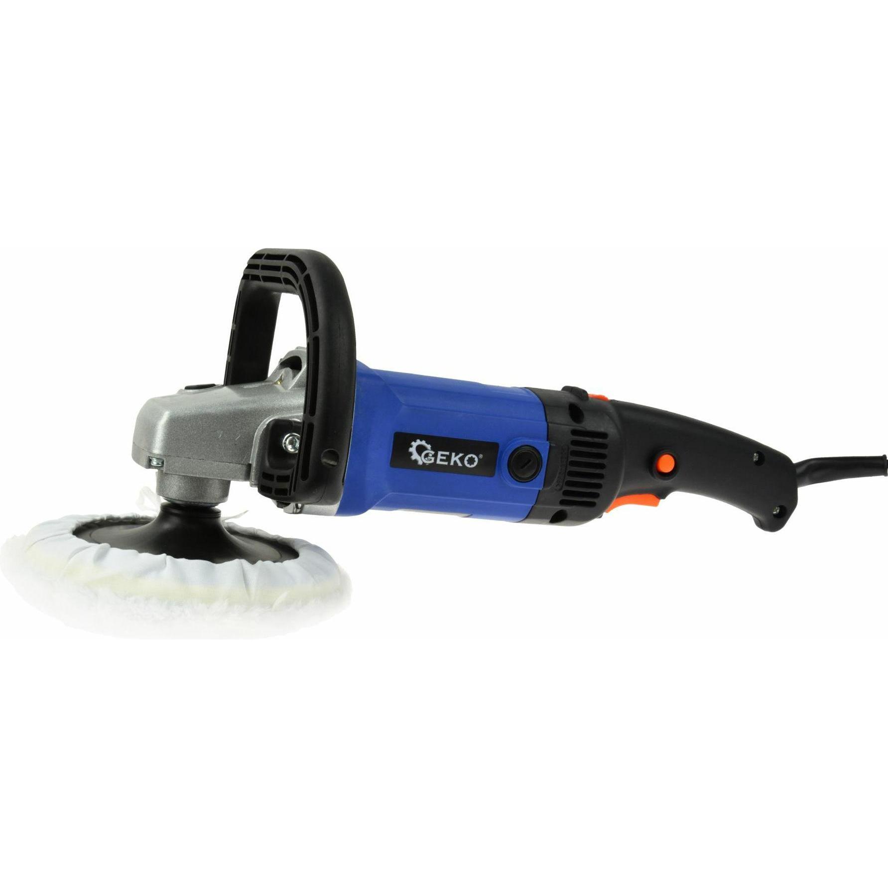 GEKO, Schleifmaschine + Poliermaschine, Polierer, 1200W, 180mm (Exzenterpolierer, 1200 W)