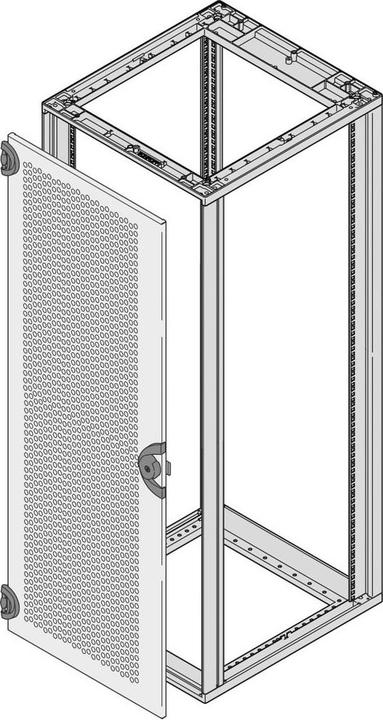 Produktbild Schroff Novastar Lochblechtüre 20HE/RAL7021
