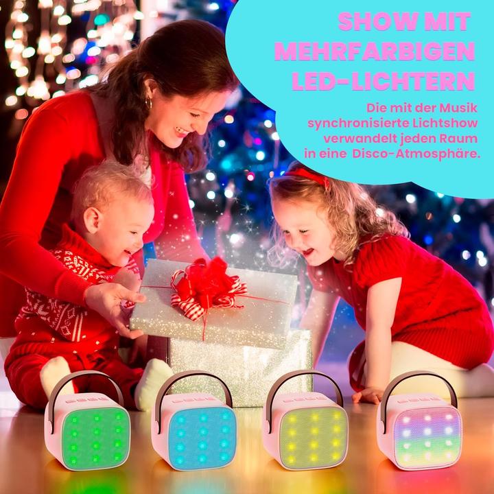 Immagine prodotto Wowstar Karaoke-Maschine mit 2 Mikrofonen für Kinder