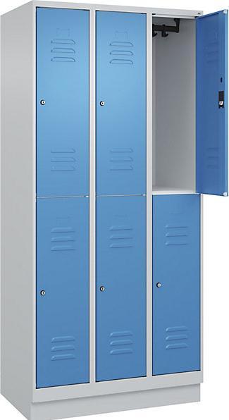 Light blue RAL 5012, Light grey RAL 7035