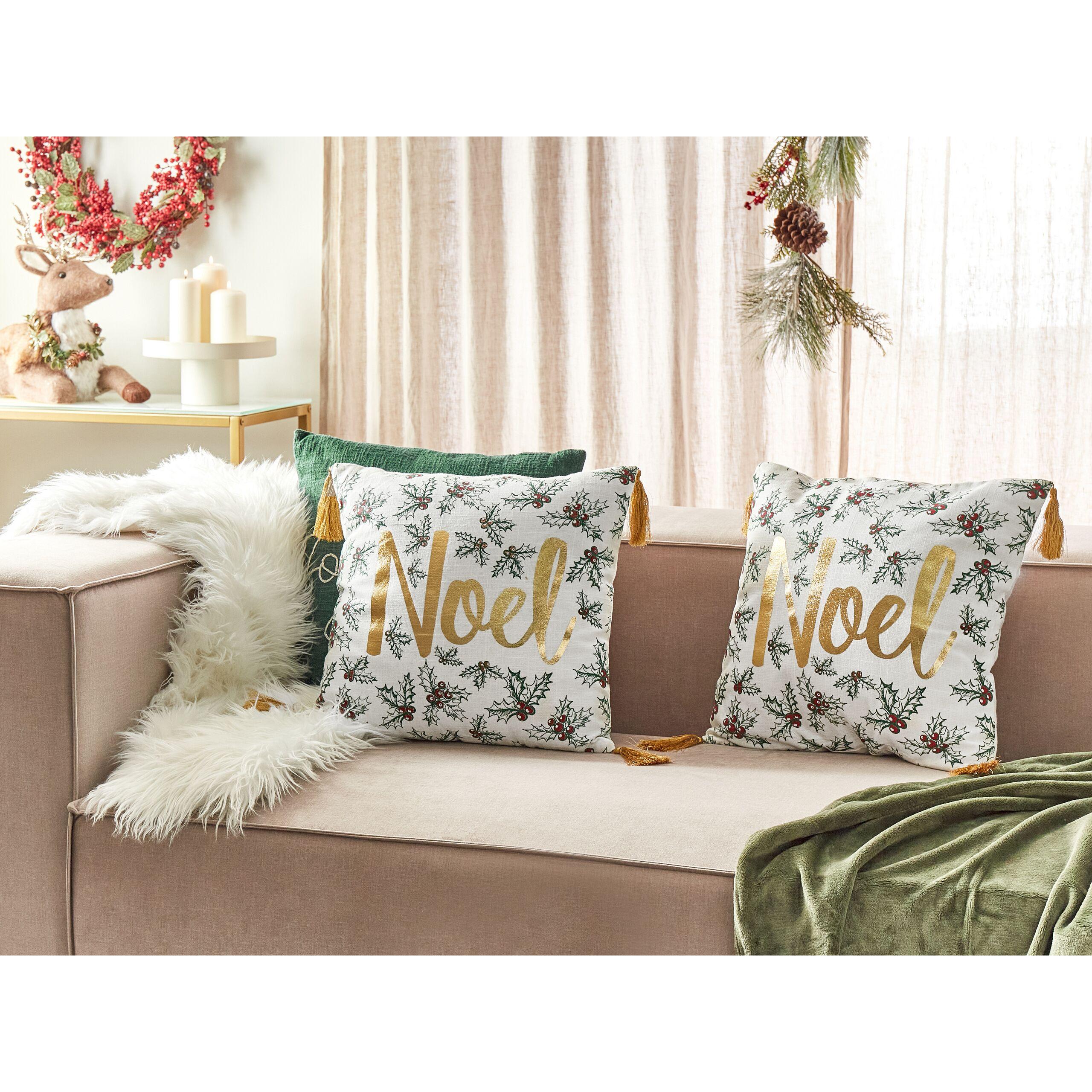 Thumbnail - Beliani, Dekokissen, Zamia (45 x 45 cm)