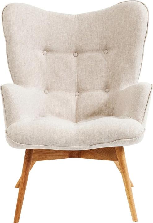 Actual product image Kare Design Armchair Vicky Ecru