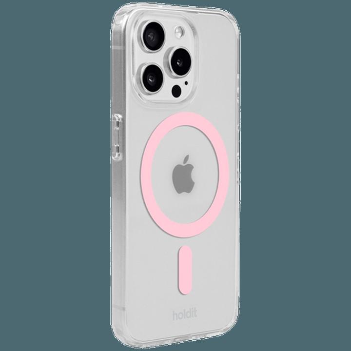 Immagine prodotto Holdit Custodia per cellulare MagSafe rosa/trasparente (Apple iPhone 15 Pro)
