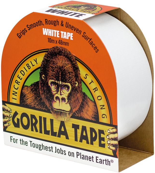 Gorilla ribbon White 10m (10000 mm)