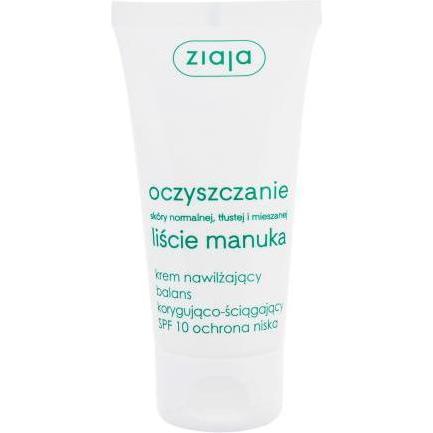 Ziaja, Gesichtscreme, Manuka Tree Day Cream Spf10 - Daily Face Cream (50 ml, Tagescreme, Bis SPF 10)