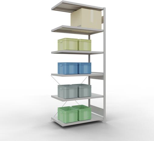 Image du produit Schulte Lagertechnik Système d'assemblage MULTIplus330 avec entretoise croisée