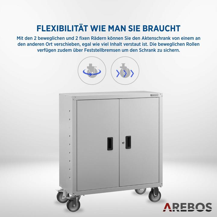 Immagine prodotto Arebos Armadio per archiviazione (90 x 90 x 40 cm)