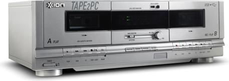 Image du produit ION TAPE 2 PC, platine double cassette avec port USB