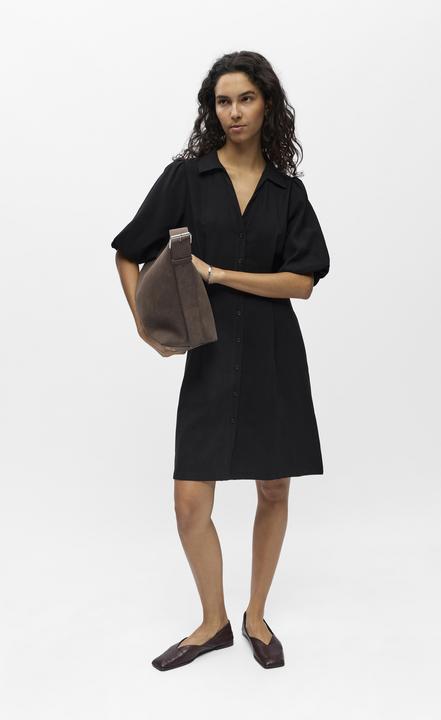 Produktbild Object V-Ausschnitt Puffärmel Kleid (44)