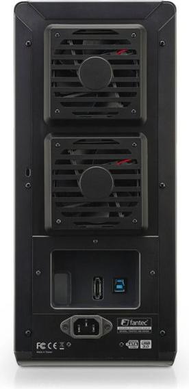 Actual product image Fantec QB-X8US3R black 8Bay RAID (3.5")