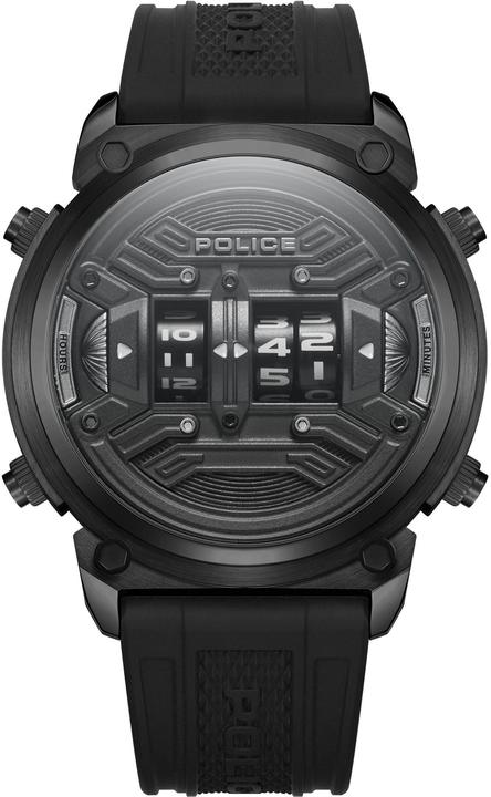 Police Rotor (Digitaluhr, Analoguhr, 50 mm)