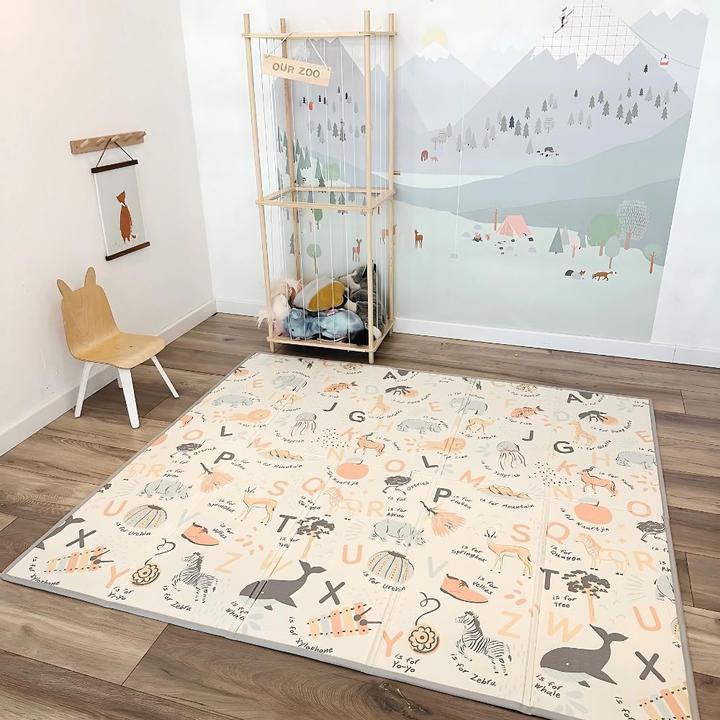 Produktbild Milkii klappbare Spielmatte Alphabet, 180 x 120 cm (180 x 120 cm)