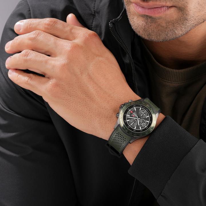 Immagine prodotto Swiss Military Hanowa SMWGO0003441 Guardiano (Cronografo, Fatto in Svizzera, Orologio da polso analogico, 43 mm)