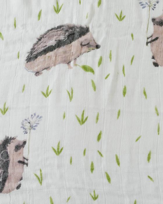 Image du produit little unicorn Echarpe de luxe en bambou mousseline simple (120 cm, 120 cm)