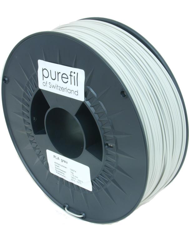 Image du produit Purefil Filament (PLA, 1.75 mm, 1000 g, Gris)