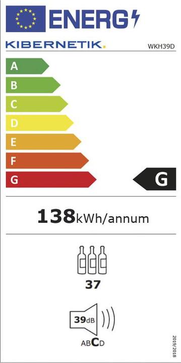 Energie-Label Kibernetik FSP WKH39D