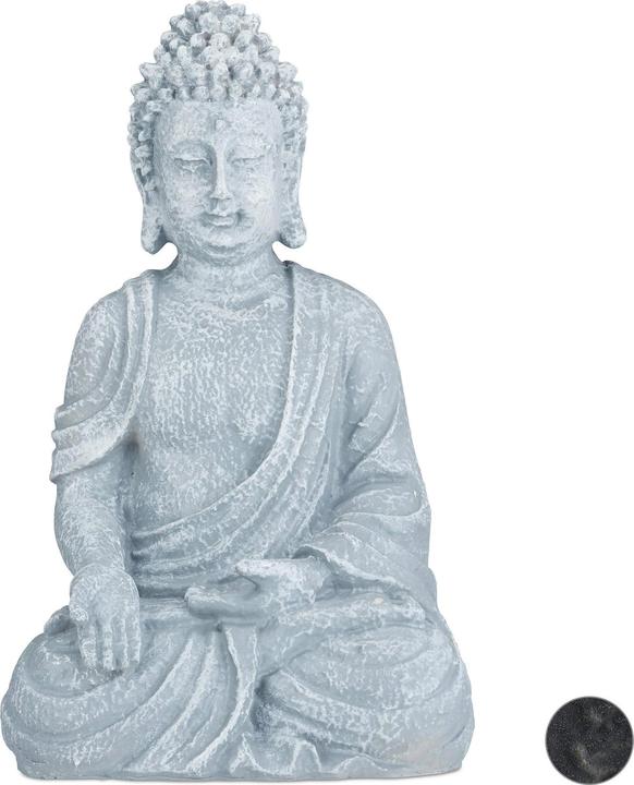 Immagine prodotto Relaxdays Budda Figurine Seduto 40 cm