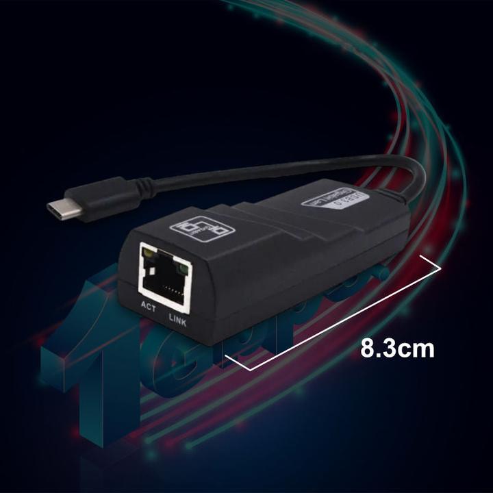 Image du produit Hermex LAN USB-C LAN vers USB-C Adaptateur Ethernet Adaptateur Ethernet USB-C (RJ45 (1x))